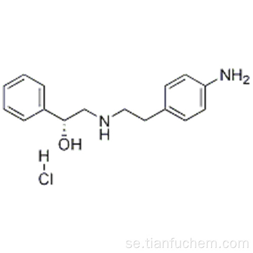 (alfaR) -alfa - [[[2- (4-aminofenyl) etyl] amino] metyl] bensenmetanolhydroklorid CAS 521284-22-0